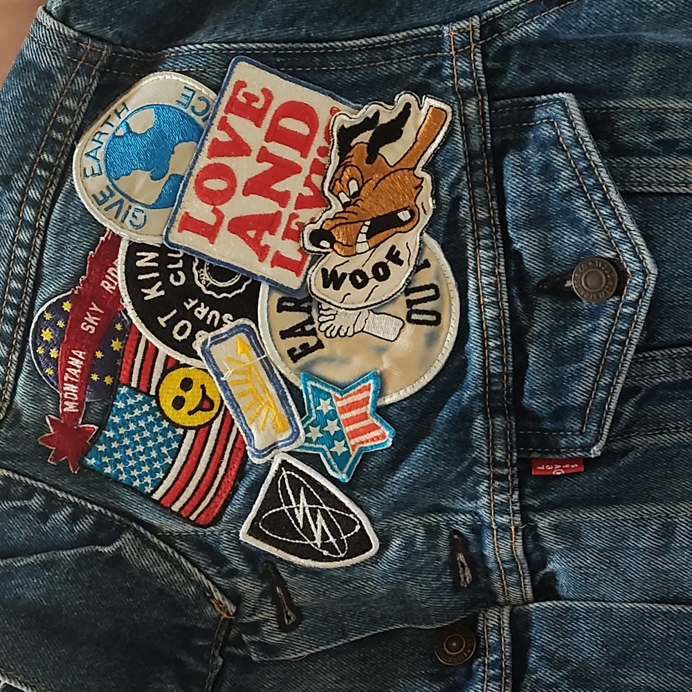 Levi's Patchwork Unisex Jacket Over Sized - image 1